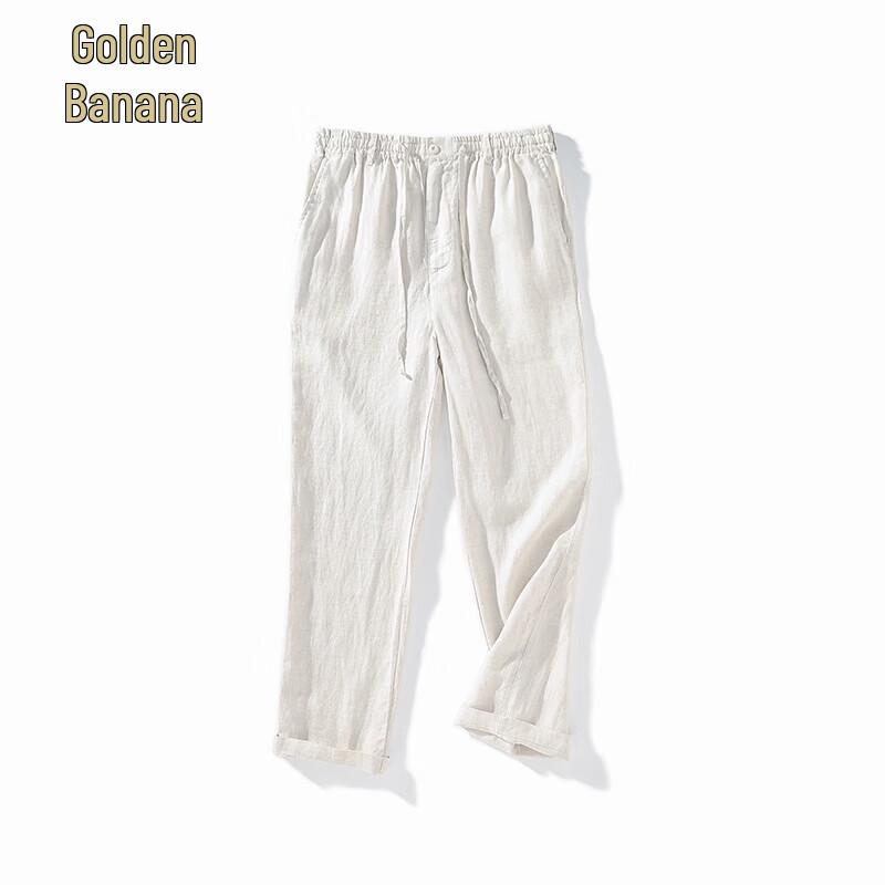 Men's 100% Pure Linen Casual Pants