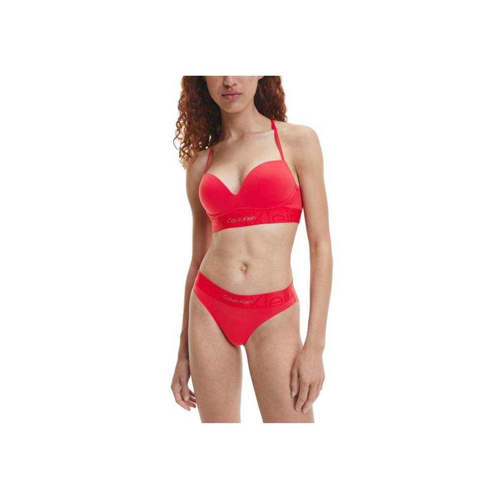 Calvin Klein Letter Print Triangle Underwear Women Underwear Red QF7056E-5FJ