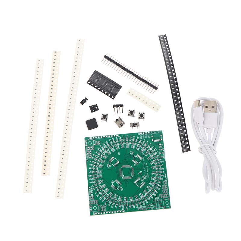 Lqfp64 Soldeeroefenkit Flow Light Circuitbord 5V Type-C Interface Diy Elektronisch Projectbord Kit Beginners Leren