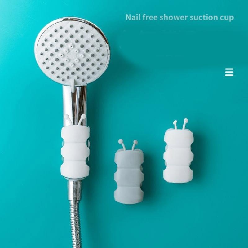4Pcs Silicone Shower Head Holder Universals Shower Head Suction Cup Holder Wall Mounted Adjustable Shower Holder