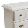 Drawer Cabinet Dollhouse Wooden Cottage Miniature Collection Accessories Furniture Shelf Room