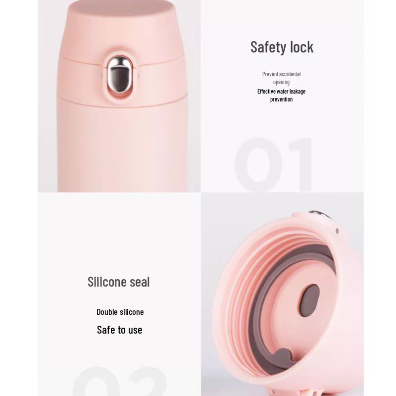 LOCK&LOCK Stainless Steel Insulated Sports Water Bottle