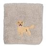 Imabari Towel Handkerchief Golden Retriever Gray [Hello Dog] - -