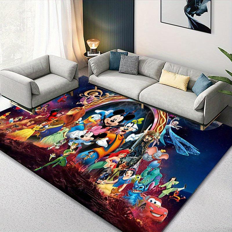 1pz Tappeto Disney Topolino e Minnie Tappeto Area Tappeto Antiscivolo Lavabile a Mano Tappetino per Pavimento Adatto per Soggiorno Camera da Letto Decorazioni per la Casa
