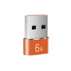 6A USB To Type C OTG Adapter USB-C Male To Type-c Female Charger Converter For Samsung S24 Xiaomi MacBook Data Transfer Adapter