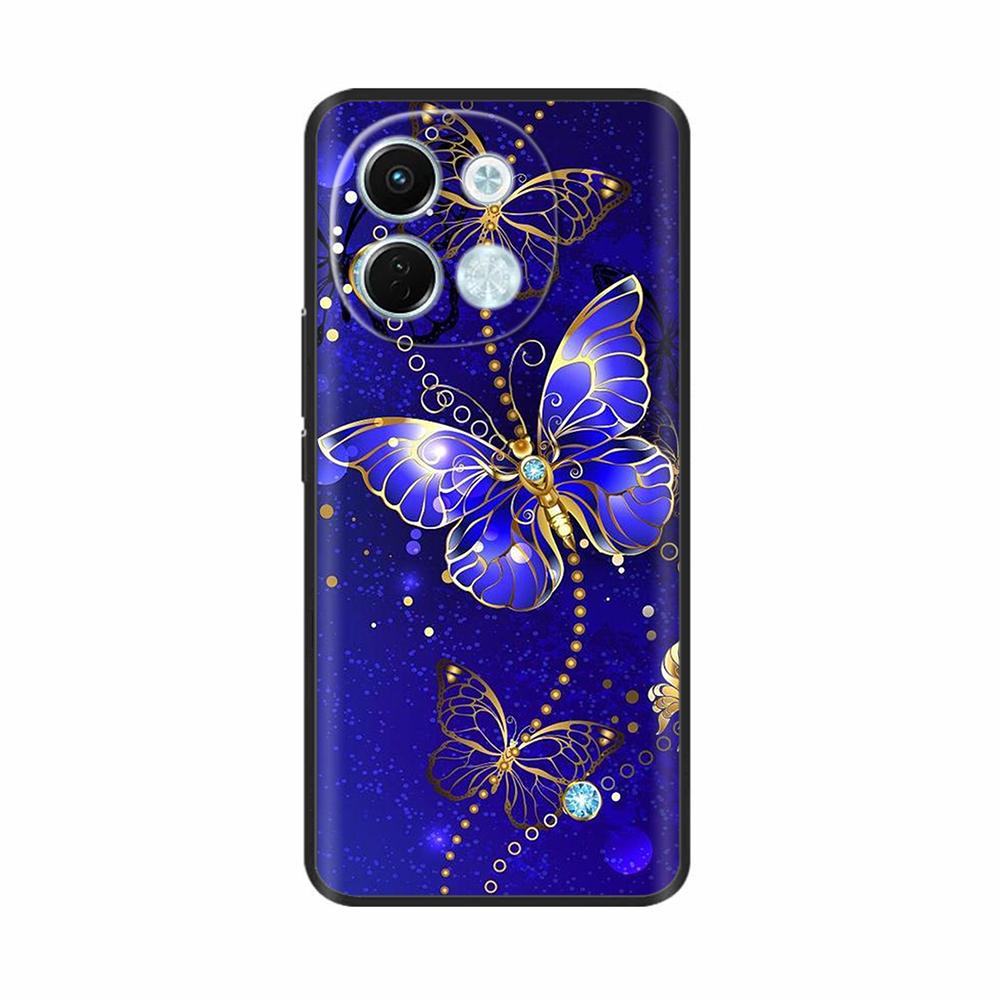 For Tecno Pova 6 Neo 5G Case Cute Flowers Phone Housing Soft Slim TPU Silicone Cover For Tecno Pova6 Pro Pova 6Neo 4G 5G Shells