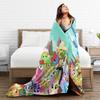 My Little Pony Friendship Is Magic Soft Warm Blanket  Kids Adult Plush Throw Blanket Pattern Home Decor Flannel Sofa Bed Cover