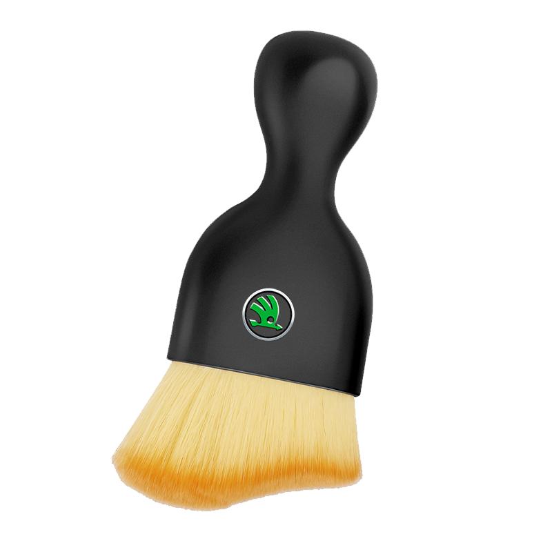 Swpgv4 Car Interior Cleaning Soft Brush Tool Dust Remover For New Skoda Octavia Kodiaq Fabia Superb Karoq Yeti Rapid Vrs Car Pendant