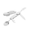 Stainless Steel Folding Camping Utensil Set