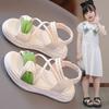 Girls sandals summer 2025 new sports wear princess shoes medium and large children soft sole primary school children beach shoes