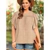 American Shiying Floral Loose Plus Size Chiffon Shirt Women 2025 Summer New Frill Short Sleeve Top Women