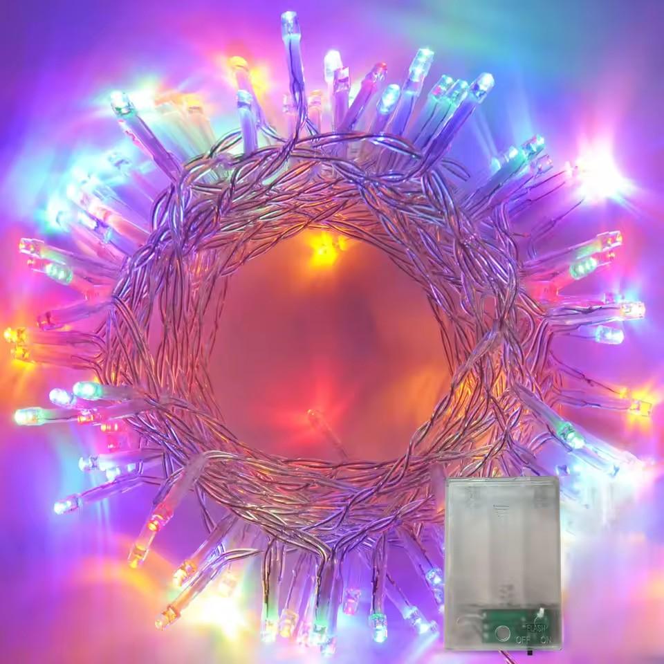 1.5/3/6M String Lights Led Fairy Lights Christmas Garland for Home New Year Party Outdoor Garden Street Christmas Decoration Battery-powered
