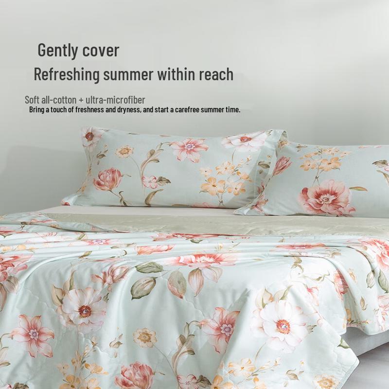 Mengjie Huayao Pure Cotton Printed Summer Quilt