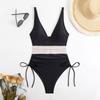 New Women's One-piece Swimsuit Bikini Strap-up Wrinkled Swimsuit Fashionable and Tight