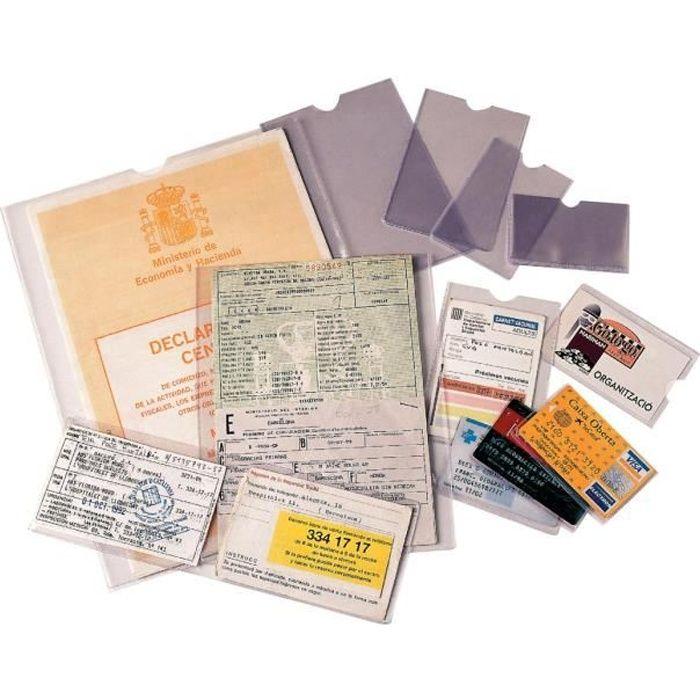 Esselte Pochette de protection A5 transparent (pack de 100)