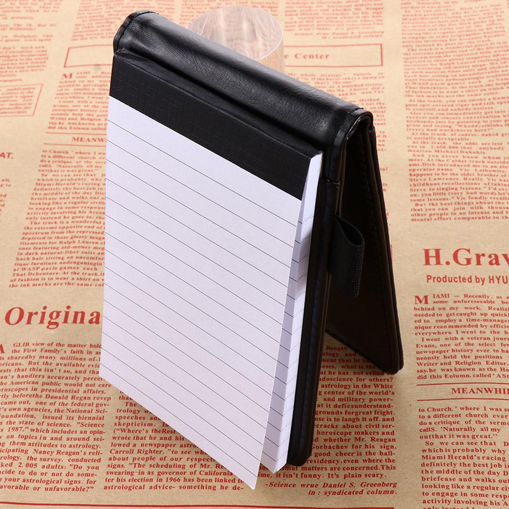 Office Diary Retro Leather Cover Memo Pads Business Memos Pocket Planner A7 Notebook Mini Notepad