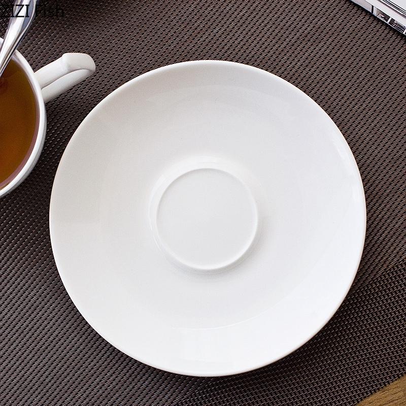 BR160ml Capacity Pure White Coffee Cup White Bone China Milk Mug Home Furnishings Breakfast Cup Leisure Afternoon Black Tea  CupsEY