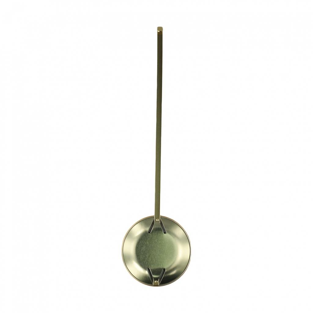 Brass Wall Clock Pendulum Replacement with Gold Finish and Swing Motion