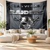 Las Vegas Raiders Wandteppich, Wandbehang aus weichem Stoff, Dekorative Kulisse für Schlafzimmer Heimwandkunst