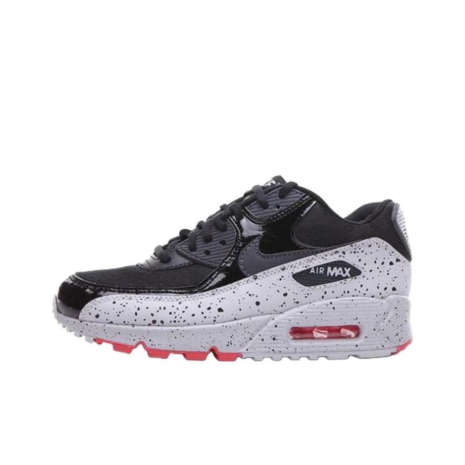 Nike Air Max 90 Versatile Comfortable Running Shoes Women sneaker White Black 325213-031