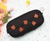 Kawaii Bear Embroidery Canvas Pencil Bag Pen Case Kids Gift Pouch Office School Supplies Japanese Stationery Desk Organization