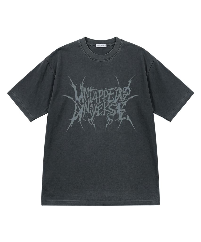 UNTAPPED STUDIO Neo Spike Pigment Oversized Short Sleeve T-Shirt 5 Colors