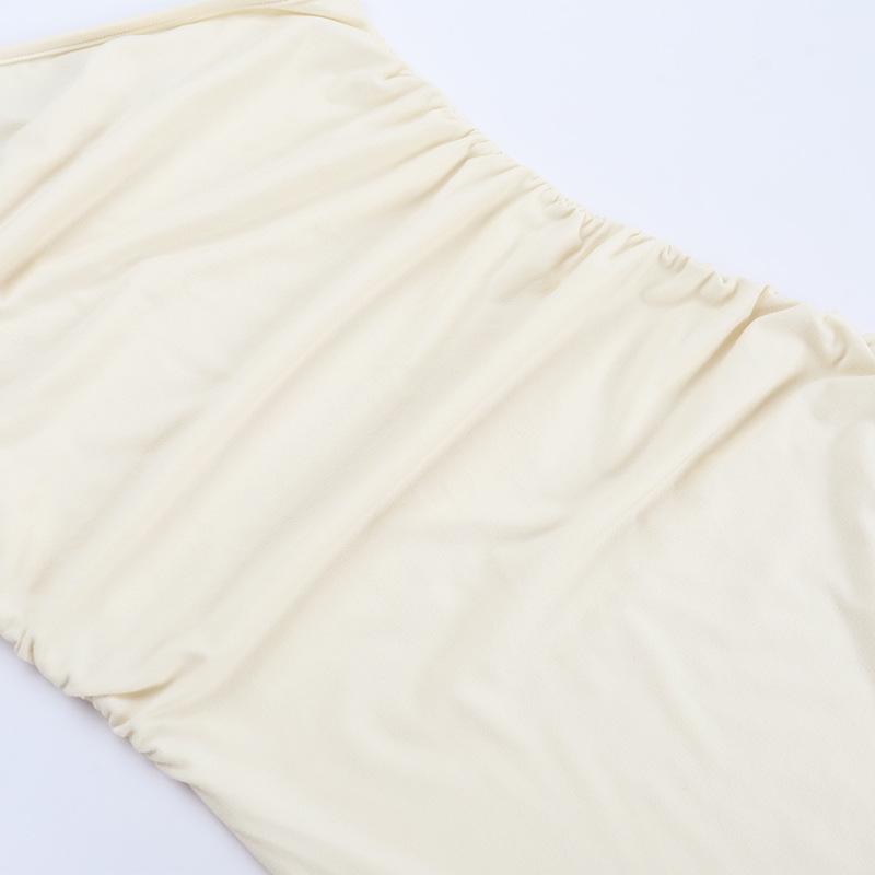 YL25565 One-Shoulder Sexy Dress - 2026 Summer Slit Hip-Hugging Skirt