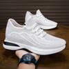 Fashion Fashion Mens Casual Platform Sneakes Lace-Up Trainers Breathable Vulcanized Shoes Light Leisure Walk Mesh Shoes Treking Footwear