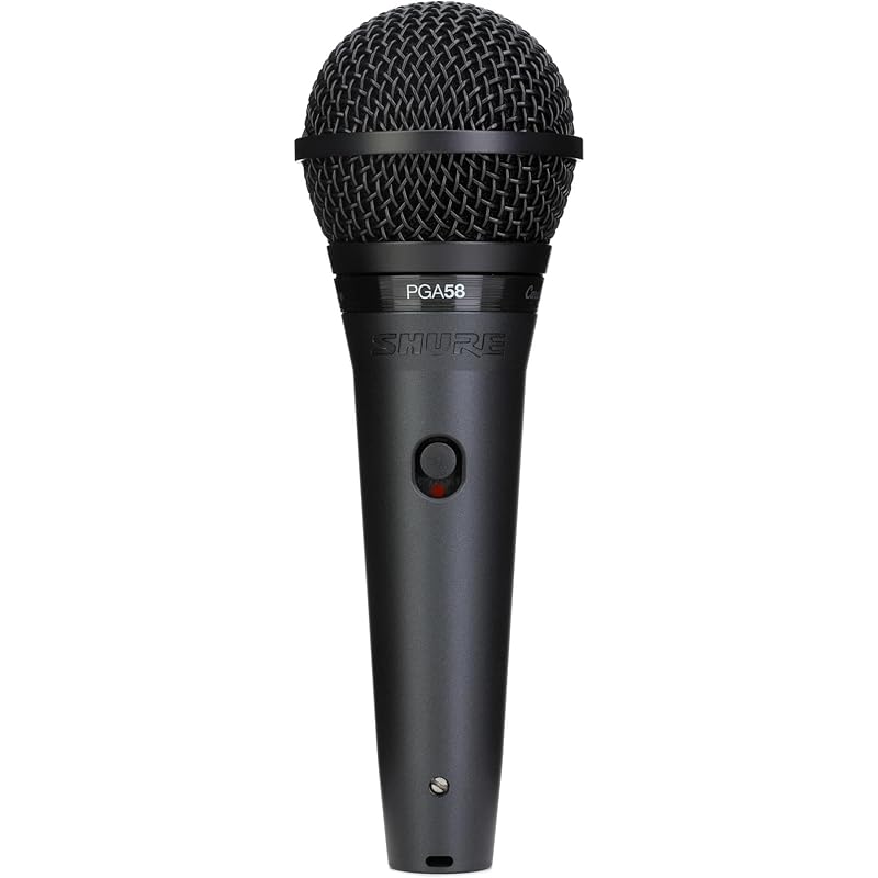 

SHURE dynamic vocal microphone 1/4 inch phone cable included PGA58-QTR []