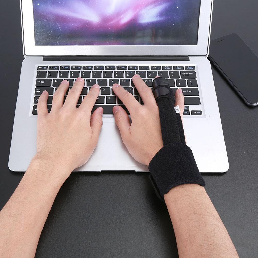 Adjustable Aluminium Finger Splint Hand Support Recovery Brace Protection Injury Aid Tools