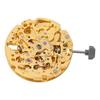 8N24 Watch Movement Golden Alloy Automatic Hollow Out Watch Replacement Movement Part