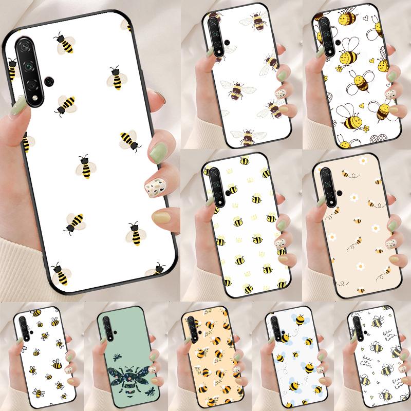 Bee Bumblebee Pattern For Huawei Nova 12s 12i 11i 7i 8i 9 10 SE Y91 Y90 Y60 Y70 Y72 Y61 P60 Pro P30 P40 Lite Case