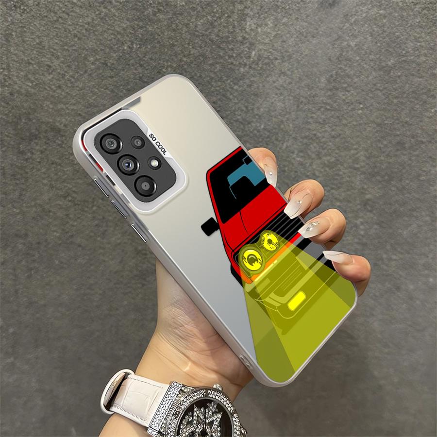 JDM Sprot Car Case For Samsung For Galaxy A15 A13 A32 A14 A16 A34 A25 A24 A23 A17 A12 Soft Cover