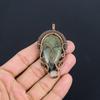 Prehnite Jewelry, 999 Copper Wire Wrapped Pendant Handmade Gemstone Jewelry, Gifts For Wife Brand New Pendant
