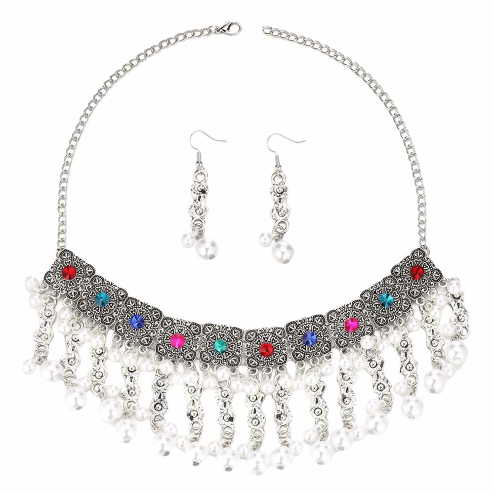 Water Drop Pendant Wedding Bridal Accessories Baroque Rhinestone Jewelry Set  Bridal Accessories разноцветный