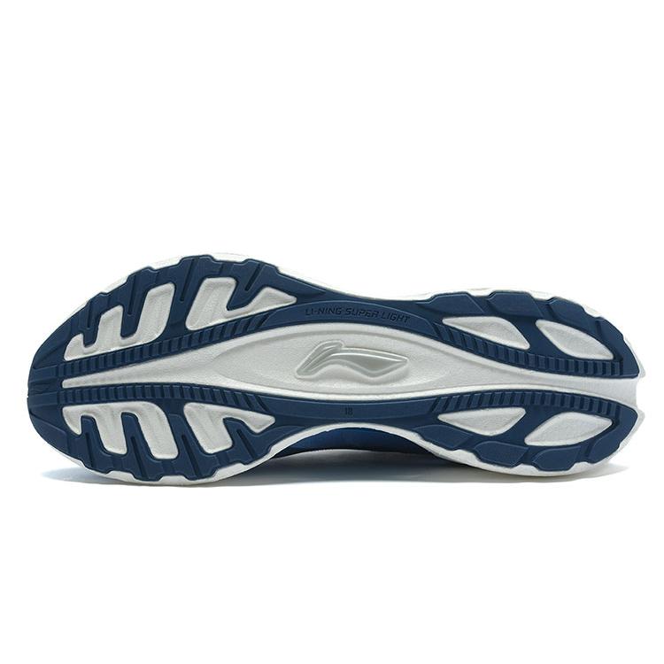 New LiNing Super Light 18 Anti Slip Wear Resistant Low Top Running Shoes Men's Sky Blue ARMR007-4
