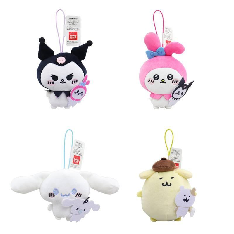 Soft Short Plush Bear Cartoon Anime Style Cute Round Stuffed Animal Gift
