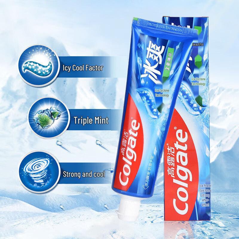 Colgate Triple Mint Fluoride Fresh Breath Toothpaste