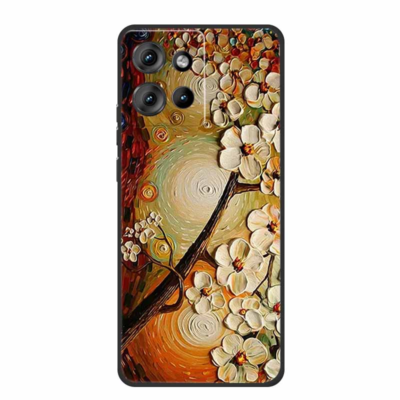 3D Emboss Case For Motorola Edge 50 Neo S50 G75 G15 Power Edge 60 Stylus Fusion Phone Case Shockproof Silicone Soft Back Cover