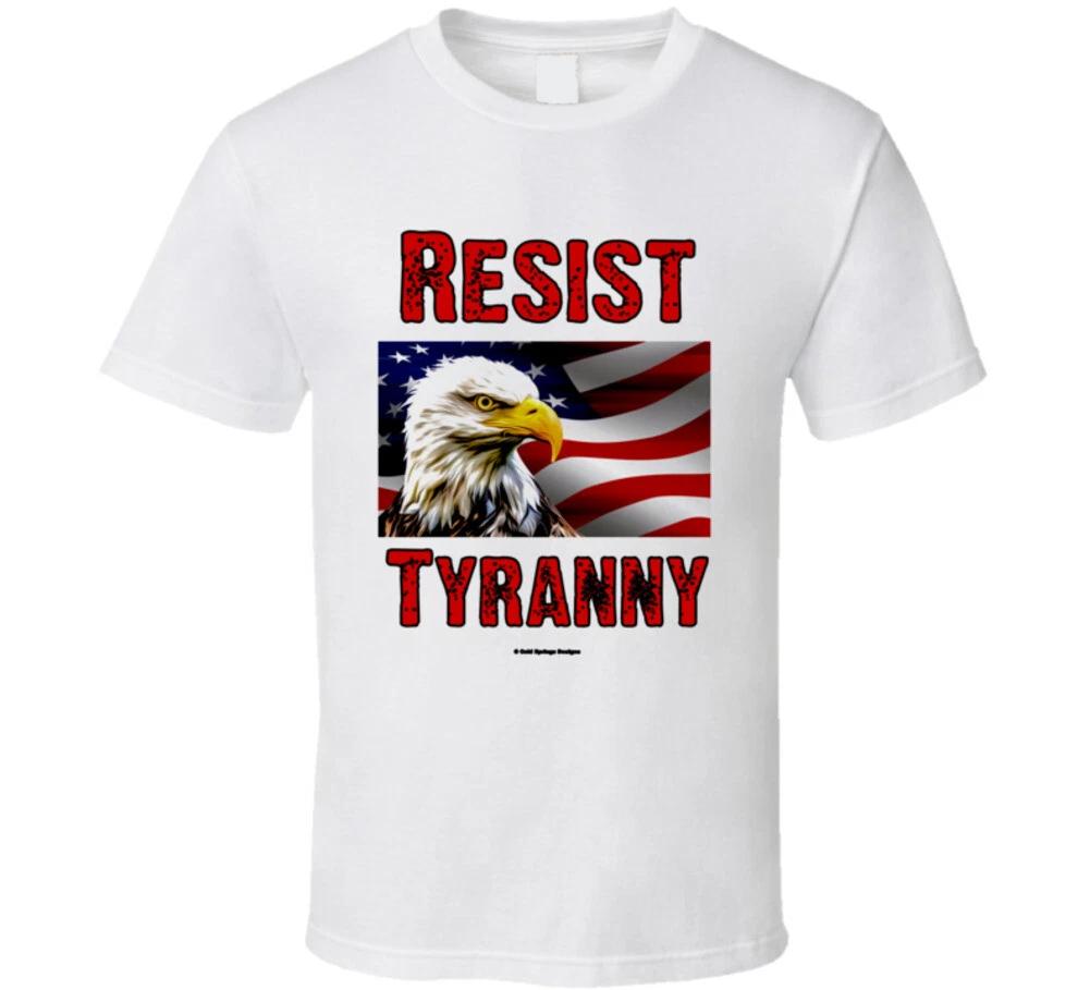 

Risist Tyranny Patriotic Usa America Flag American Gift 2a T Shirt M
