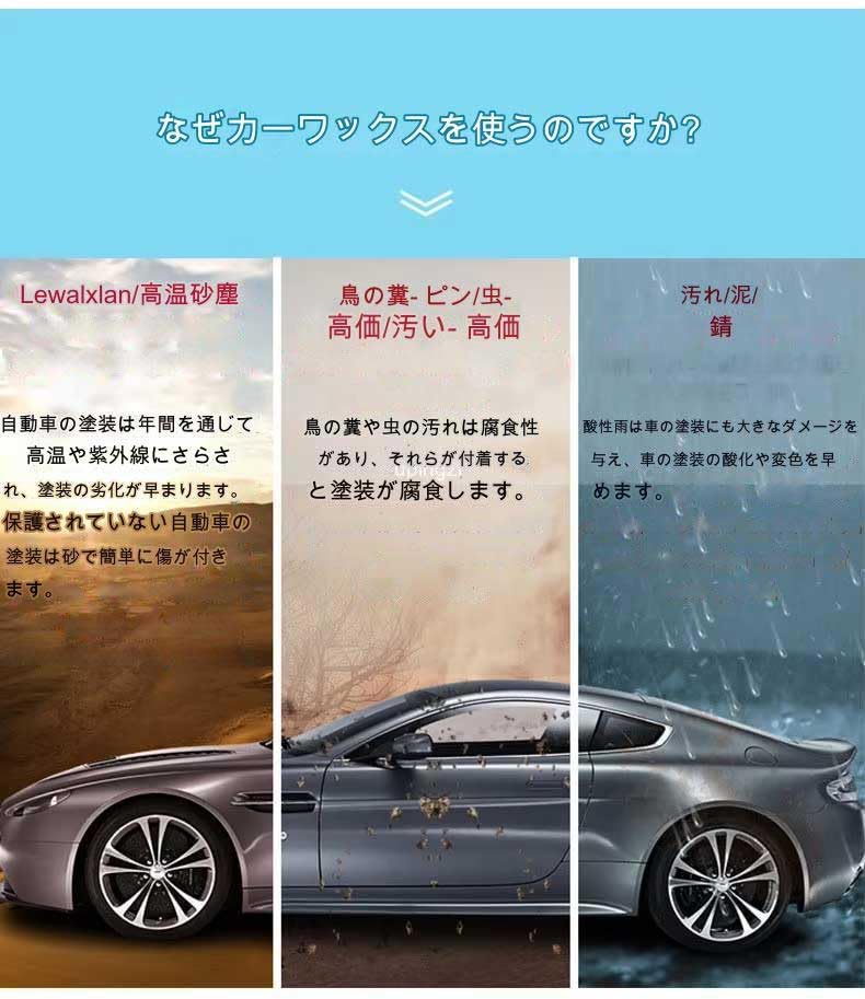 Zmart Car Wax Paint Protection Hard Gloss Super Waterproof Film Shine