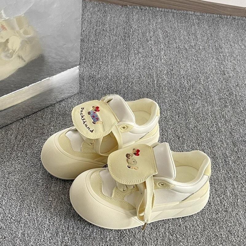 22 spring new thick baseplate shoes shoes shoes design sense niche bread casual sports shoes 35