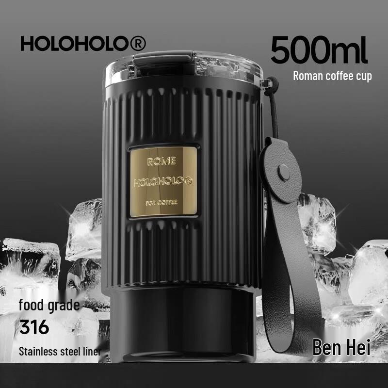 HOLOHOLO Stylish Roman Stainless Steel Insulated Bottle