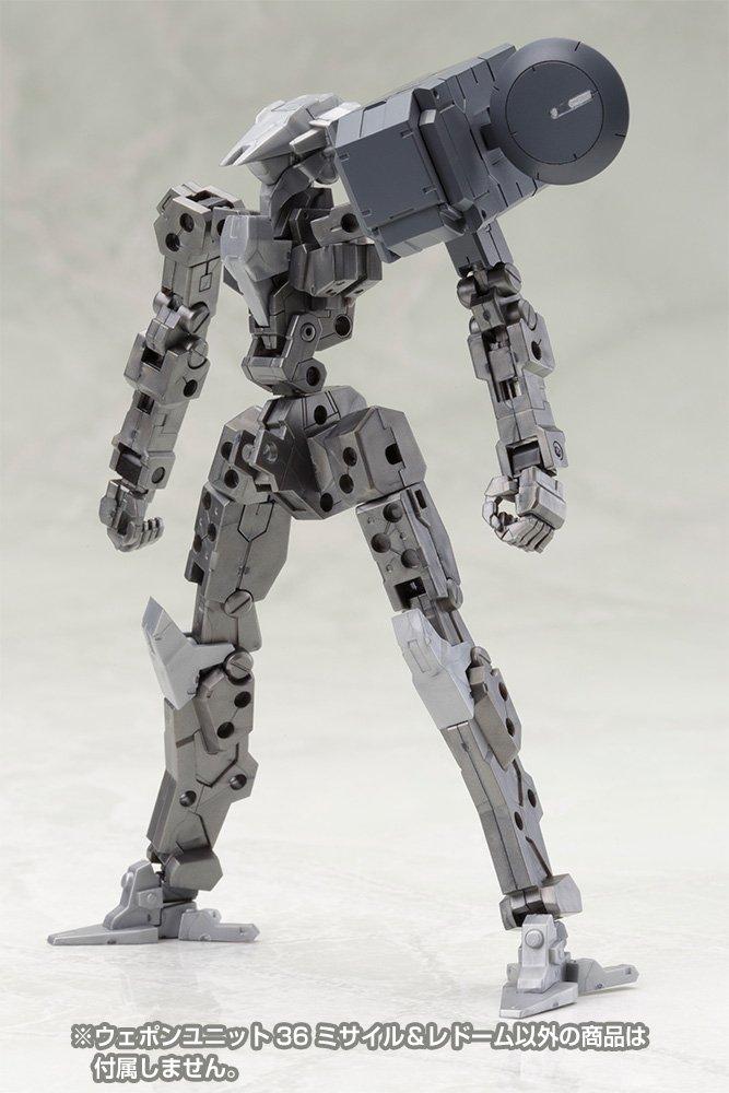 KOTOBUKIYA M.S.G Modeling Support Goods Weapon Unit 36 Missile & Radome, Approx. 48mm Long, Non-Scale Plastic Model