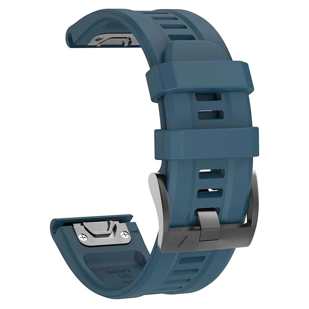 26MM 22MM Silicone Watch Band Straps For Garmin Fenix 6X 6 6S Pro 7X 7 Easyfit Wristband Fenix 5 5X 5S Plus Smartwatch Bracelet