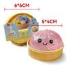 Soft Giant Dumpling Squishy Bun Toy: Transparent Glitter Squeeze Toy, Asmr Stress Relief Ball Slow Rebound, Sensory Fidget Toys