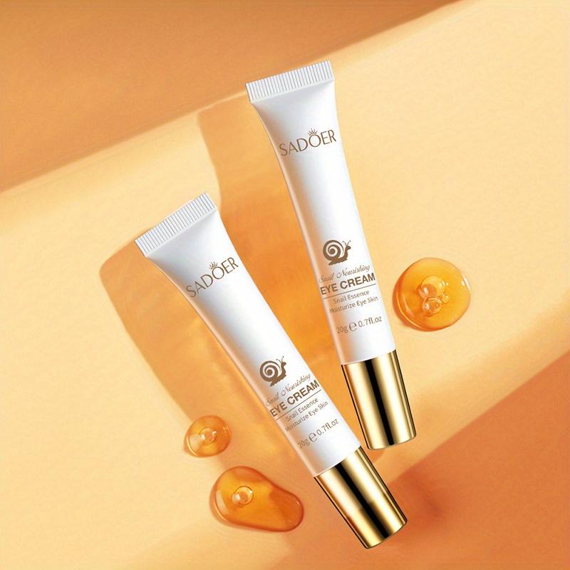 Odżywczy krem pod oczy ze śluzem ślimaka Przeciwstarzeniowy zabieg nawilżający na cienie i obrzęki