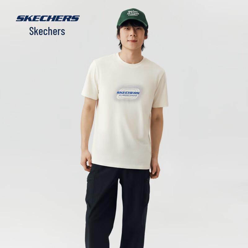 Skechers Unisex Knitted Short-Sleeve T-Shirt L126U040 M