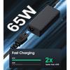 USB C Laptop Charger, 65W Chromebook Charger Compatible with HP Lenovo Dell Asus Acer Samsung Google Chromebook Fast Charger Type C