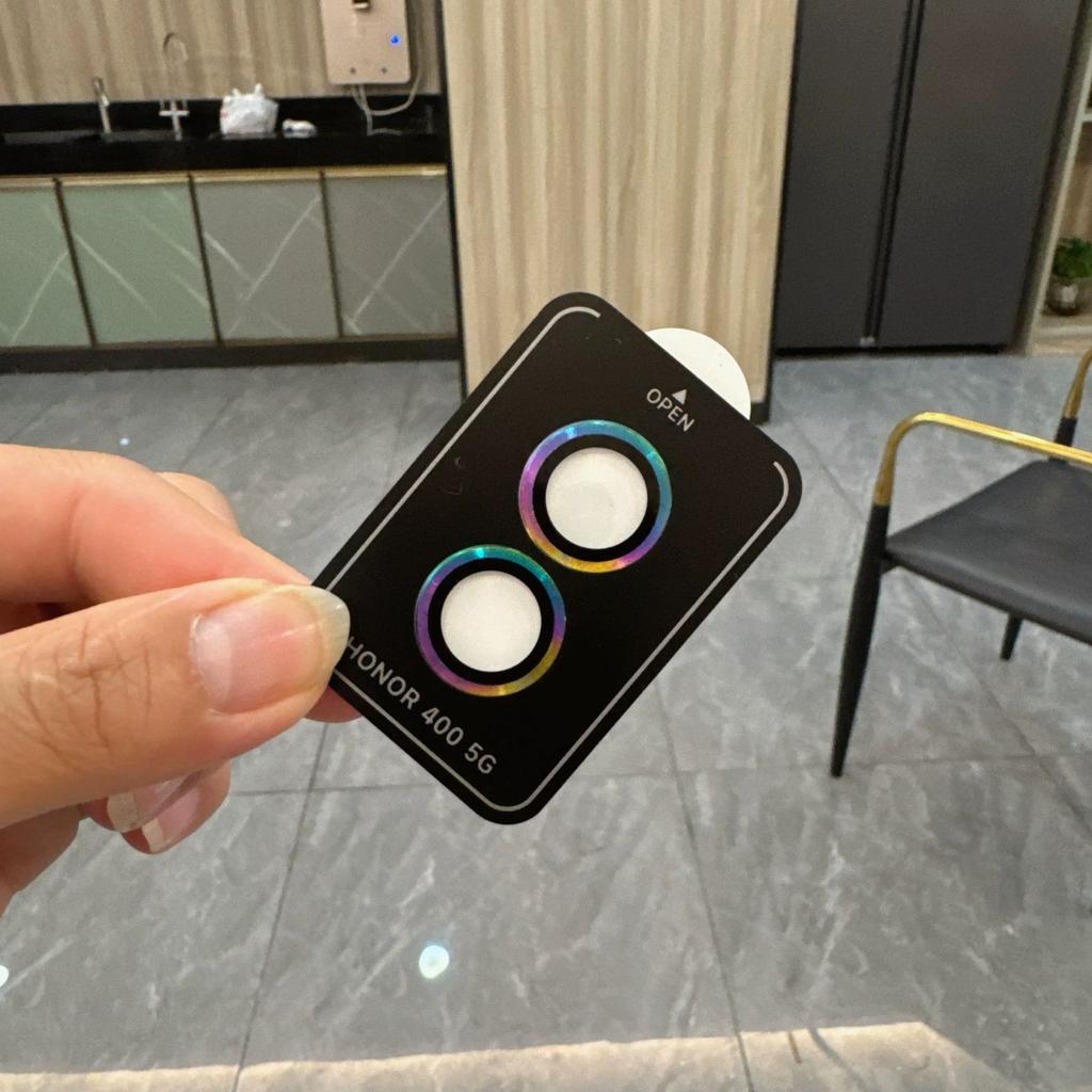 For Honor Magic V Flip 2 Metal Ring Tempered Glass Camera Lens Protector For Honor 400 Pro Lite Positioning Protective Lens Film